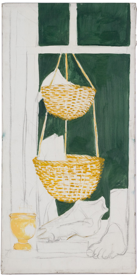 Senza Titolo (Disegno non finito di cesti) (1980)